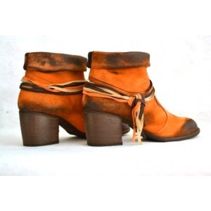 Čižmičky členkové oranž Čižmičky členkové oranž