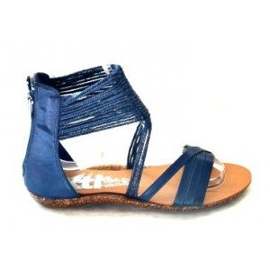 Sandále členkové špagátove