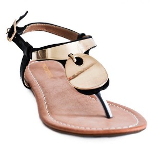 Sandále kovové zlaté Sandále kovové zlaté