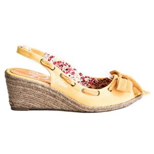 Sandále platformové amarillo