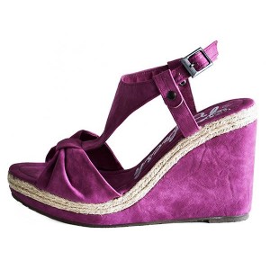 Sandále platformové fuksia Sandále platformové fuksia