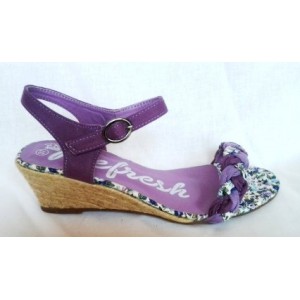 Sandále platformové kvetinové 01