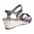 Sandále platformové kvetinové Sandále platformové kvetinové