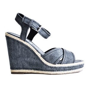 Sandále platformové riflové Sandále platformové riflové