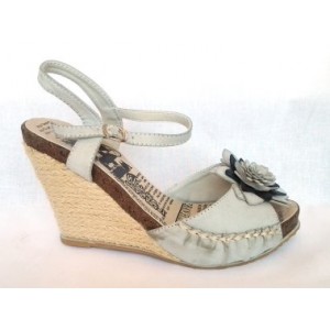 Sandále platformové s kvetom 01 Sandále platformové s kvetom 01