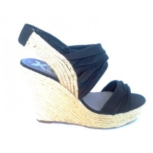 Sandále platformové špagátové 01