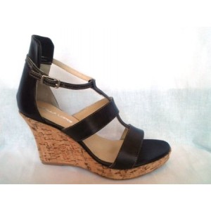 sandále platformy hnedé