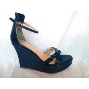 Sandále platformy pletené 02