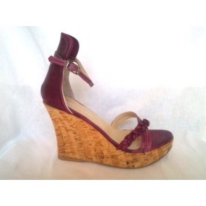 Sandále platformy pletené 03