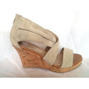 Sandále platformy s korkom