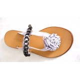 Šľapky semišové s ružou 01